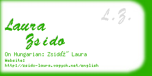 laura zsido business card
